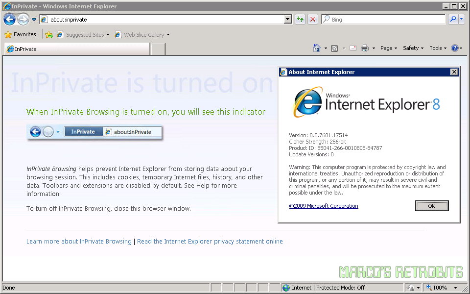 Internet Explore 8 su Windows Server 2008 R2