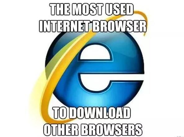 E: il browser più utilizzato... per scaricare gli altri browser!